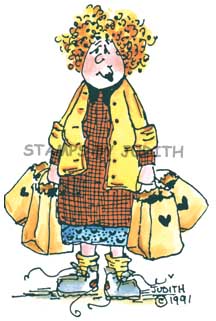 S-04 Lg. Perm Hair Bag Lady